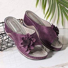 Soft Leather Sandals with Arch Support
