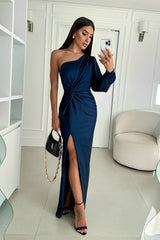 Colette™ | Elegant One-Shoulder Dress