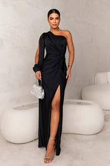 Colette™ | Elegant One-Shoulder Dress