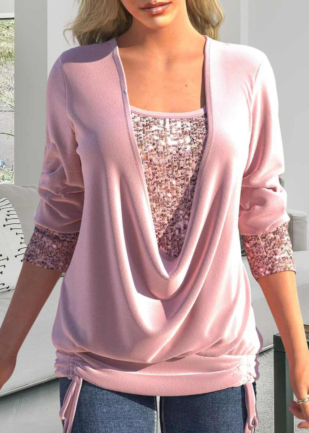 NOËLLE™ | Elegant two-piece top