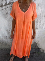 Violette™ | Loose V-Neck Dress