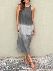 Éloane™ | Elegant Dress with Natural Print