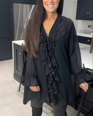 Skylar™ | Elegant Blouse with Ruffles