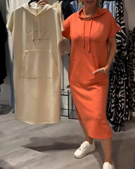 Mélina™ | Soft hoodie dress