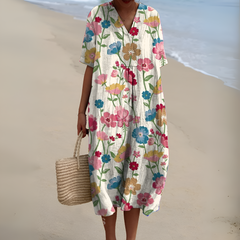 Nicole™ | Summer Dress with Flowers