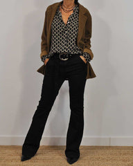 Elvira™ | Elegant Blouse with V-Neck
