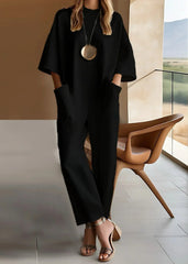Elizina™ | Elegant Jumpsuit with Short Sleeves