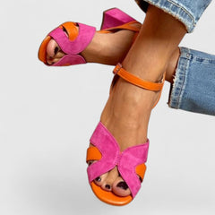 Devynne | Elegant Comfort Sandals with Heel