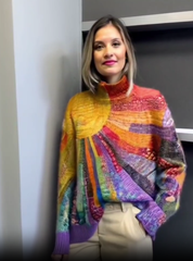 NOËLLE™ | Warm Colorful Turtleneck