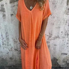 Violette™ | Loose V-Neck Dress