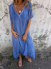 Violette™ | Loose V-Neck Dress