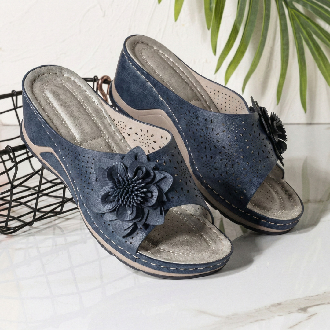 Soft Leather Sandals with Arch Support
