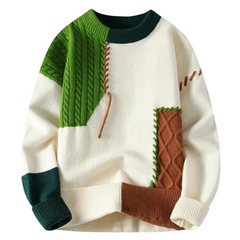 NOËLLE™ | Sweater with Patchwork