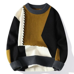 NOËLLE™ | Sweater with Patchwork