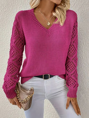 NOËLLE™ | Casual V-neck Sweater