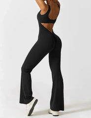 NOËLLE™ | Trendy & Flattering V-Back Jumpsuit
