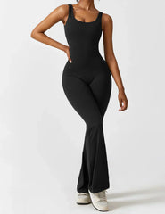 NOËLLE™ | Trendy & Flattering V-Back Jumpsuit