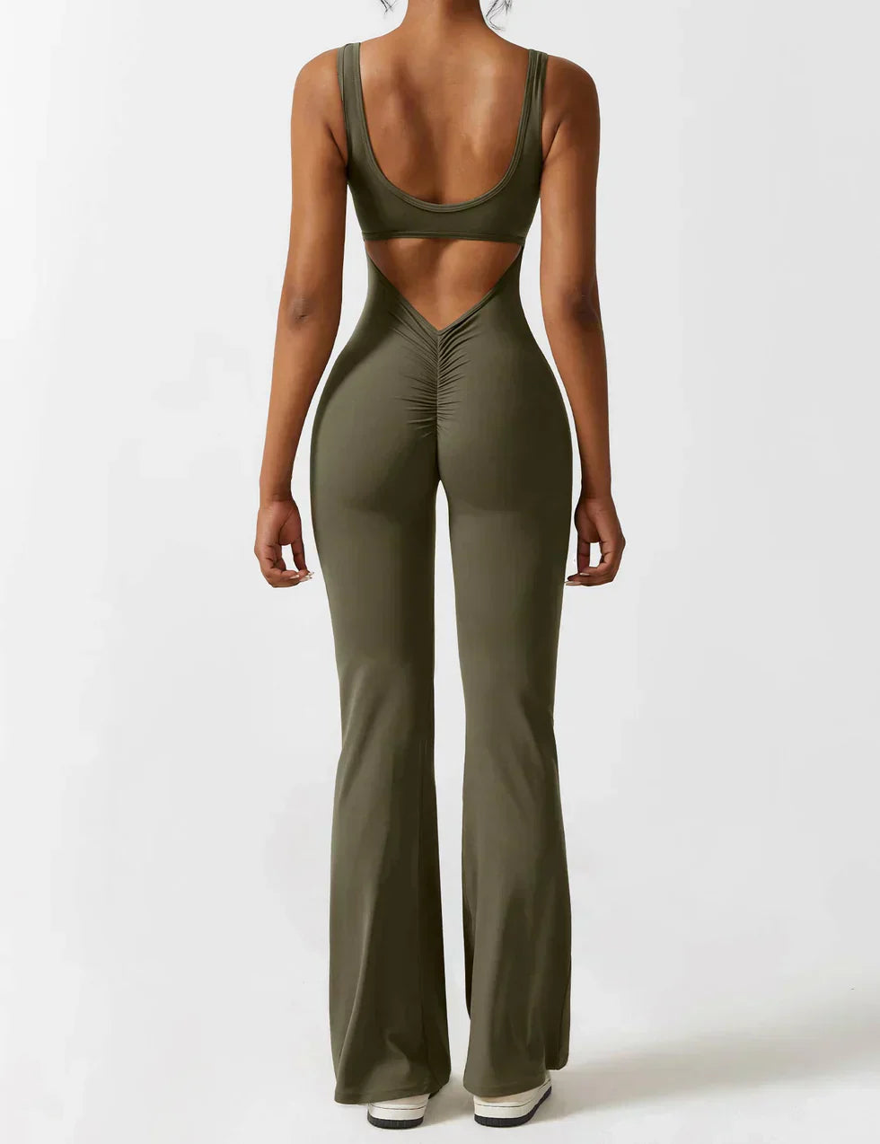 NOËLLE™ | Trendy & Flattering V-Back Jumpsuit