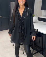 Skylar™ | Elegant Blouse with Ruffles