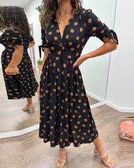 Victoire™ | Elegant Dress with Dots