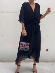 Juliette™ | Flowing Dress with V-Neck