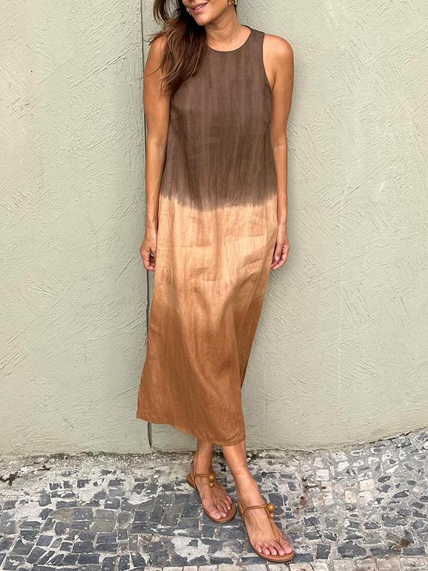 Éloane™ | Elegant Dress with Natural Print