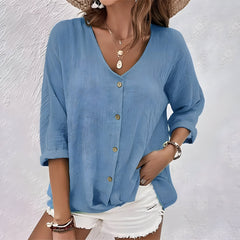 Eva™ | Summer T-shirt with V-neck