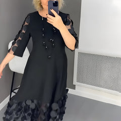Sarah™ | Midi Dress with Elegant Details