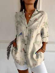 Malou™ | Floral Blouse with Buttons